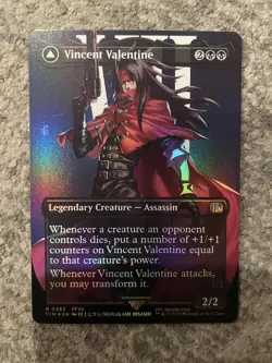 MTG Vincent Valentine (Borderless) Final Fantasy Foil NM - Image 1