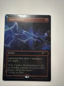 MTG Lightning Bolt (Rainbow Foil) Secret Lair x Avatar 2289 NM - Image 1