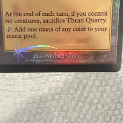 Magic: The Gathering Thran Quarry Junior Series #329 Foil with Cutline - Image 3