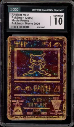 Pokemon Ancient Mew Movie 2000 Promo CGC 10 Gem Mint - Image 1