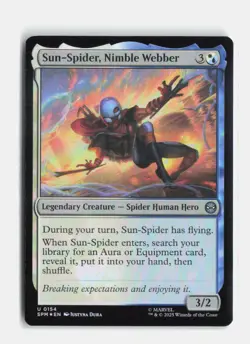 Sun-Spider, Nimble Webber 154 Foil Marvel's Spider-Man MTG NM - Image 1