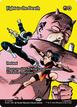 Fight to the Death (REGULAR) x1 - MTG Marvel Universe MAR #90 - Image 1