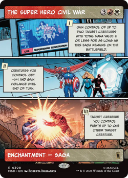 The Super Hero Civil War (REGULAR) x1 - MTG Marvel Super Heroes MSH #308 - Image 1