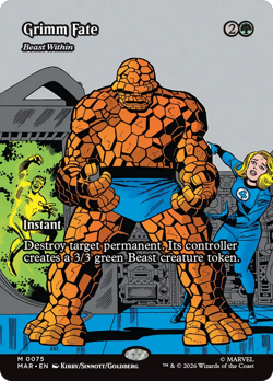 Beast Within (REGULAR) x1 - MTG Marvel Universe MAR #75 - Image 1