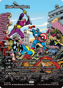 Final Showdown (REGULAR) x1 - MTG Marvel Universe MAR #45 - Image 1