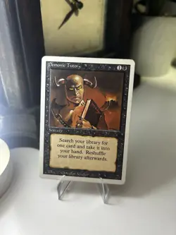 Demonic Tutor Revised Edition Regular L/P Super Clean - Image 1