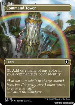 Command Tower (Borderless) EN [CMM - 659] - NM TCG MTG - Image 1