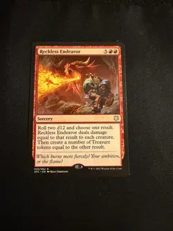 RECKLESS ENDEAVOR #33 [COMMANDER: ADVENTURES IN THE FORGOTTEN REALMS] MTG NM - Image 1