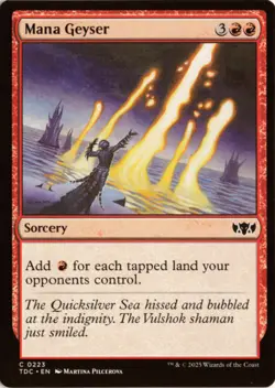 Mana Geyser 223 TDC Commander: Tarkir: Dragonstorm NM - Image 1