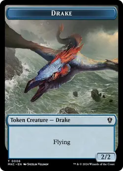 Koma's Coil / Drake Token - LP - Murders at Karlov Manor Commander MKC MTG - Image 2
