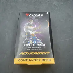 Magic: The Gathering Aetherdrift Commander Deck Eternal (NEW/SEALED) - Image 1
