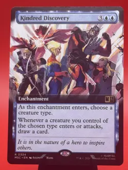 Magic The Gathering Kindred Discovery (Extended Art) Marvel Super Heroes Regular - Image 1