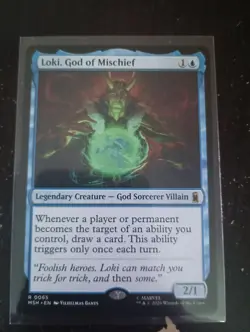 Magic the Gathering Marvel Loki God Of Mischief Regular - Image 1