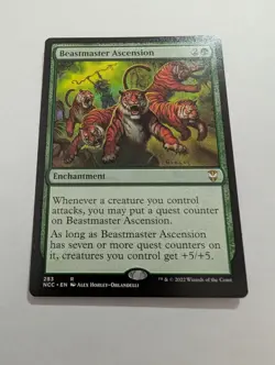 Beastmaster Ascension - Commander: Streets of New Capenna - 283 Regular Rare MTG - Image 1