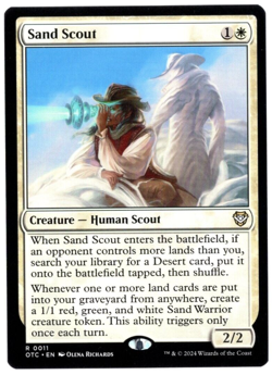 Sand Scout 0011 Non Foil Rare Outlaws of Thunder Junction MTG Near Mint - Image 1