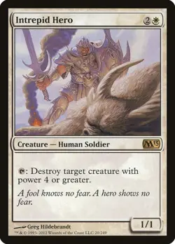 LP Intrepid Hero, MTG, Magic 2013, Magic the Gathering, 20 *D - Image 1