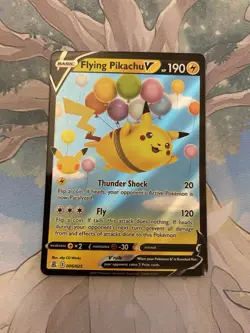 Flying Pikachu V Celebrations Half Art 006/025 Holo Pokemon Card Near Mint - Image 1