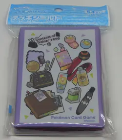 Japan Pokemon Center Limited Contents of Trainer's Bag PL Card Sleeves (64 pcs) - Image 1