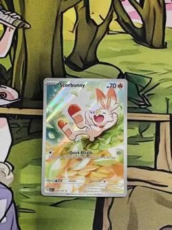 Pokemon Scorbunny 225/217 Ascended Heroes - NM (Pack Fresh) - Image 1