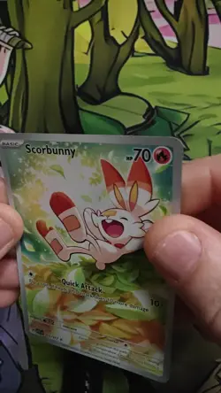Pokemon Scorbunny 225/217 Ascended Heroes - NM (Pack Fresh) - Image 2