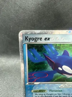 Pokemon Kyogre ex 95/100 Crystal Guardians Ultra Rare Holo EX DMG - Image 2