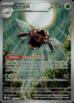 Ninjask 137/132 Illustration Rare Mega Evolution Pokemon Holo Near Mint - Image 1