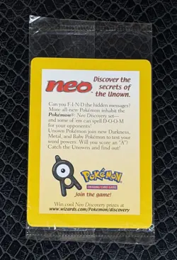 Pokemon TCG Entei Wizards Black Star Promos 34 Holo Promo Promo - SEALED - Image 1