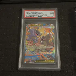 2025 POKEMON MEG EN-MEGA EVOLUTION #182 MEGA KANGASKHAN ex PSA MINT 9 - Image 1
