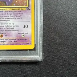 1999 Pokemon Fossil Gengar 5/62 Holo PSA 5 EX AND Haunter 6/62 Holo PSA 6 EX-MT - Image 5