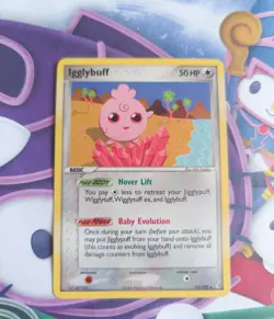 Pokemon TCG Igglybuff EX Crystal Guardians 21/100 Regular Rare Non Holo - Image 1