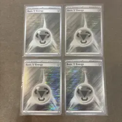 [4x Playset] Holo Metal Energy 024 Sv: Black Flare White Bolt Pokemon TCG NM - Image 1