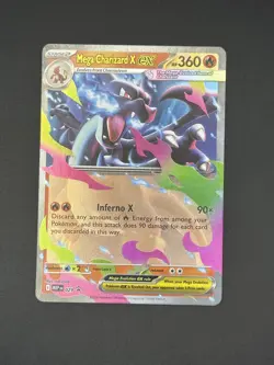 Mega Charizard X ex 029 2026 Pokemon Me: Mega Evolution Black Star Promo Holo NM - Image 1