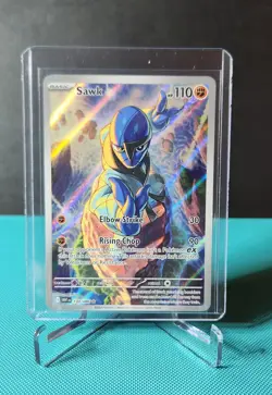 Pokemon TCG Sawk 130/086 Illustration Rare Sv: White Flare - Image 1