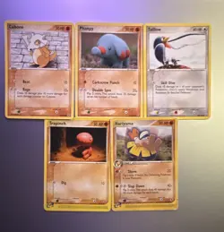 Pokemon TCG EX Ruby & Sapphire Lot of 5 Cubone/Phanpy/Taillow EN Regular - Image 1