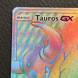 Pokemon Tauros GX Rainbow Holo Sun and Moon 156/149 - Image 2