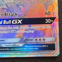 Pokemon Tauros GX Rainbow Holo Sun and Moon 156/149 - Image 4