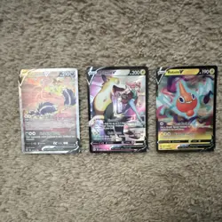 Pokemon TCG Skuntank V Boltund V Rotom V Lot of 3 English Holo 2020 - Image 1