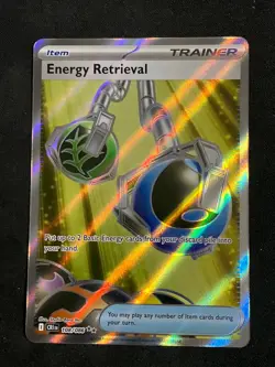 Pokemon Energy Retrieval Trainer-Item Full Art Holo CRI EN 108/086 - Image 1