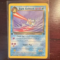 Wizards of the Coast Pokemon TCG Dark Golduck 37/82 Team Rocket Uncommon - Image 1