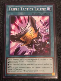 YuGiOh TCG- Triple Tactics Talent Common- L26D-ENS21 NM - Image 1