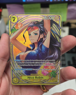 Bandai One Piece Card Game Nico Robin EB03-055 SP Special Alt Art Holo 8000 - Image 1