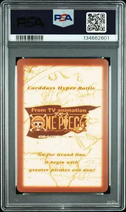 PSA 9 One Piece Carddass Hyper Battle Straw Hat Pirates Launch 2000 6th stage - Image 2