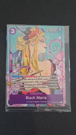 One Piece Black Maria illustration BX Vol.2 OP08-074 Promo Sealed - Image 1