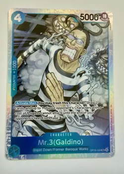 Mr. 3 (Galdino) OP16-056 Character Foil English 4C 5000 - Image 1