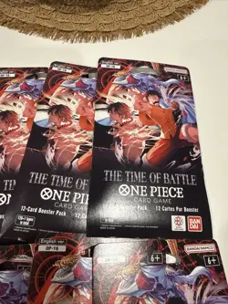 One Piece Sleeved Booster Packs “The Time of Battle” OP-16 English 8 Packs - Image 3