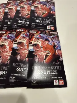 One Piece Sleeved Booster Packs “The Time of Battle” OP-16 English 8 Packs - Image 5