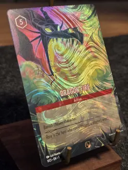 Dragon Fire (1/C1) - Disney Lorcana Promo Cards (DLPC) FOIL - Image 2