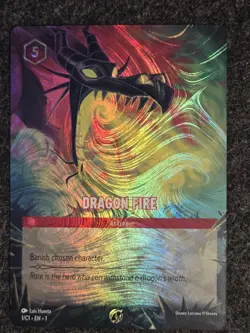 Dragon Fire (1/C1) - Disney Lorcana Promo Cards (DLPC) FOIL - Image 4