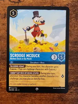 Scrooge McDuck 154/204 - Super Rare - Into the Inklands - Disney Lorcana - Image 1
