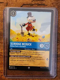 Scrooge McDuck 154/204 - Super Rare - Into the Inklands - Disney Lorcana - Image 4